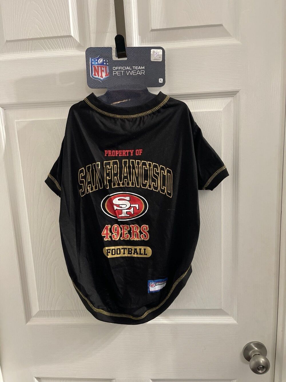 Pets First NFL San Francisco 49ers Pet T-Shirt Size XL New